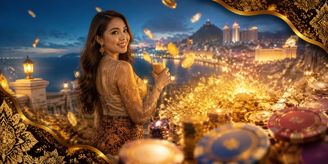 Suasana kasino bergaya di kawasan peranginan Genting Highlands Malaysia